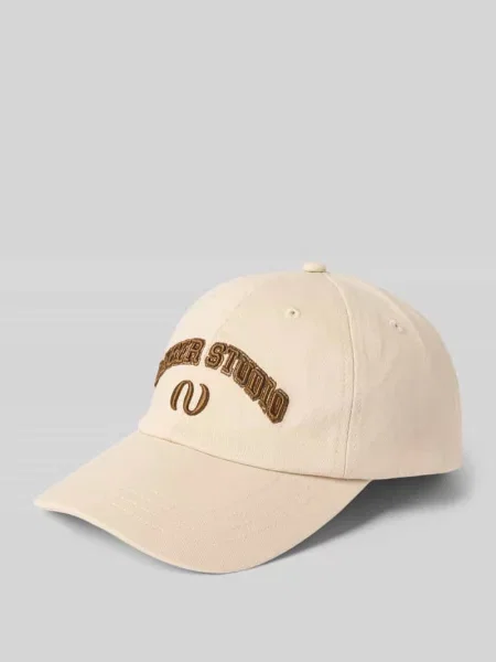 Czapka z daszkiem i regulowanym zapięciem model ‘Chadia’ Leger By Lena Gercke beżowa