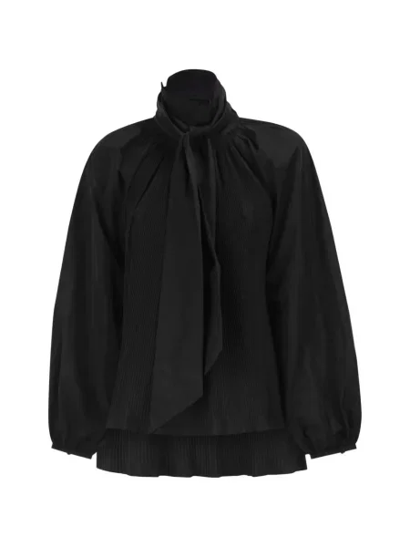 Bluză Max Mara cu funde negru