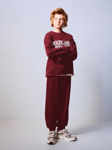 Bluza ze wzorem kasztanowy Dzieci lata MANGO KIDS