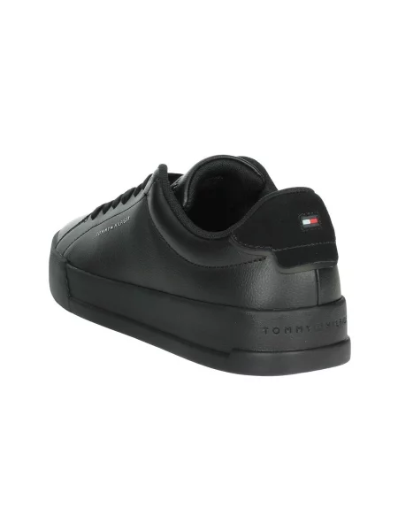 TOMMY HILFIGER Niske tenisice Court Ess / bijela crna