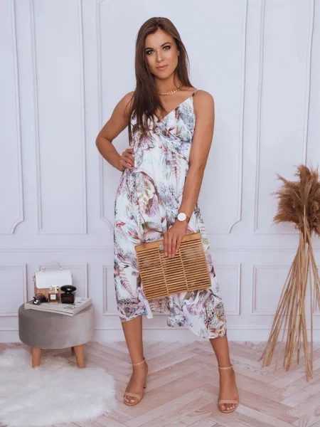 Rochie midi Dstreet alb