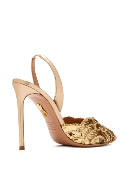 Σανδάλια Aquazzura με πετραδάκια χρυσό