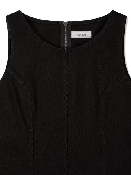Rochie din denim Tomboy de costum negru