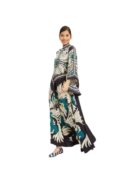 Jedwabna sukienka La Doublej garniturowa