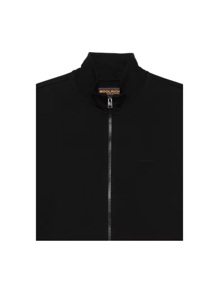 Bluza Woolrich do biegania z logo czarna