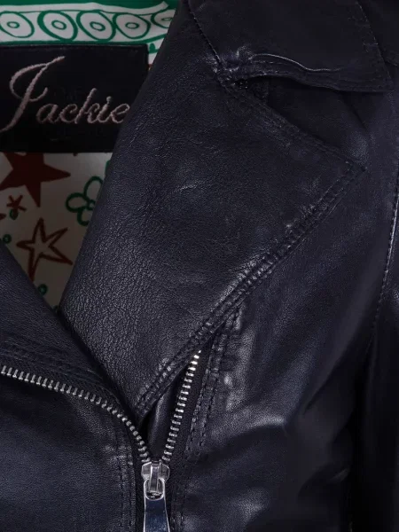 Geanta de piele The Jackie Leathers albastru