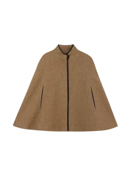 Kurtka Brooks Brothers wełniana brązowa