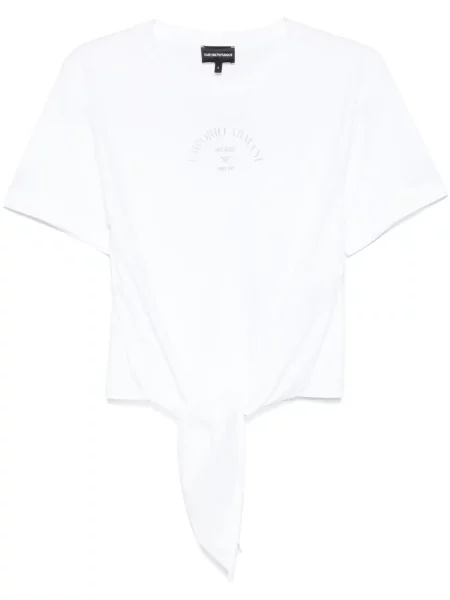 Tricou Emporio Armani cu imagine alb