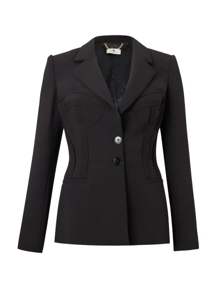 Elisabetta Franchi Sacou negru