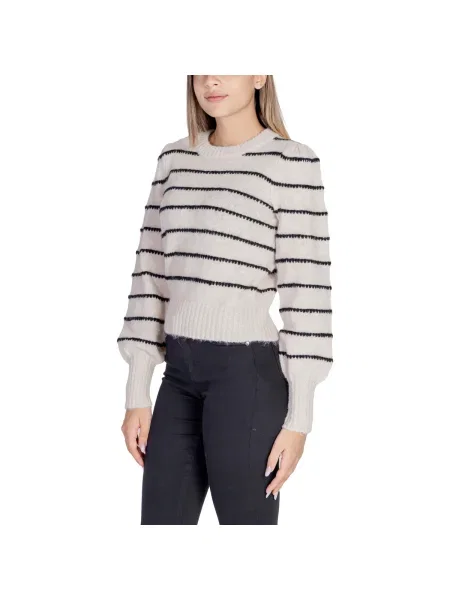 Pulover Jacqueline De Yong cu dungi negru