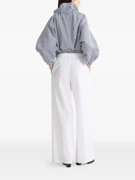 Pantaloni Patou alb