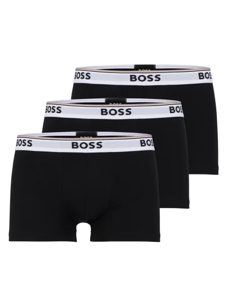 BOSS Boxerky černá bílá