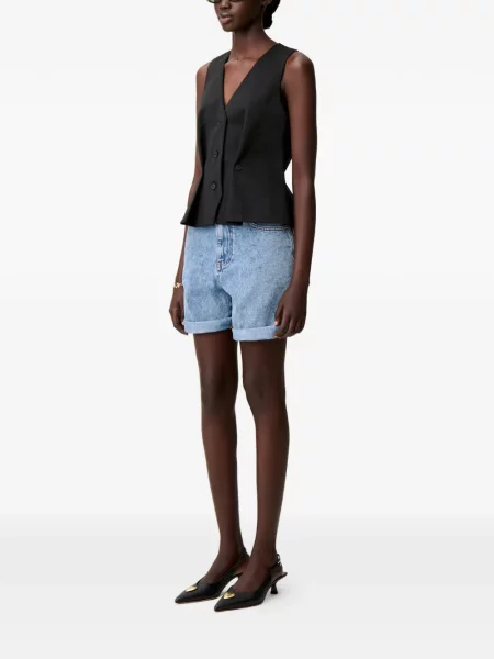 Kamizelka Claudie Pierlot z dekoltem w serek czarna