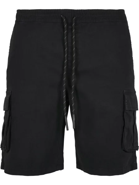 Šortky cargo Uc Men se stahovací šňůrkou černé