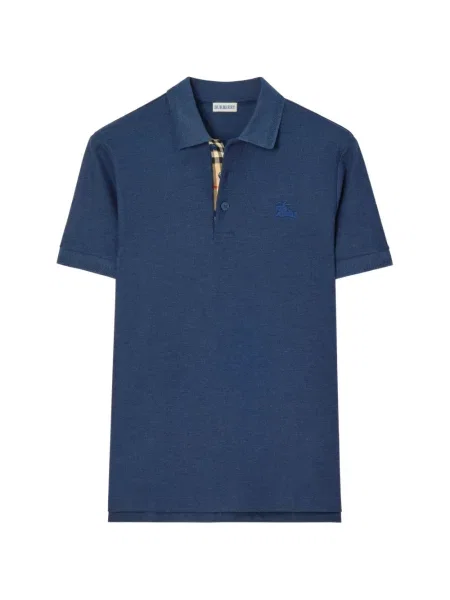 Tricou polo Burberry albastru