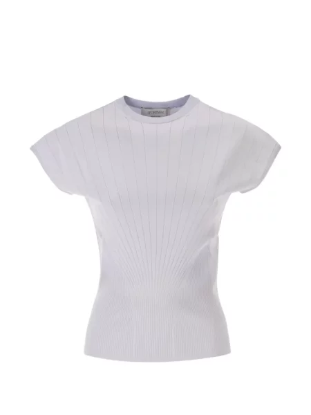 Pulover Sportmax cu nervuri violet