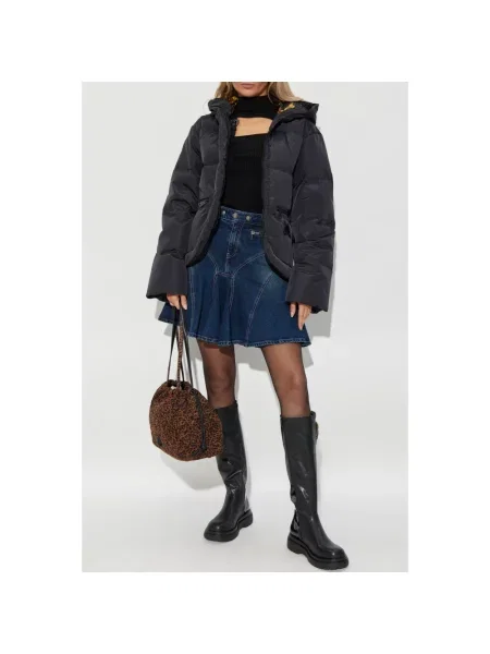 Sweter z golfem Versace Jeans Couture ze stójką czarny