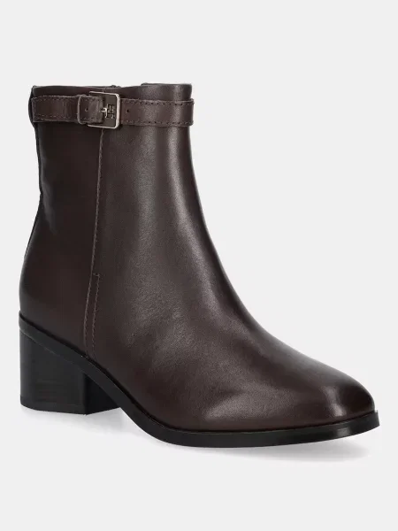 Tommy Hilfiger De piele botine cu maro