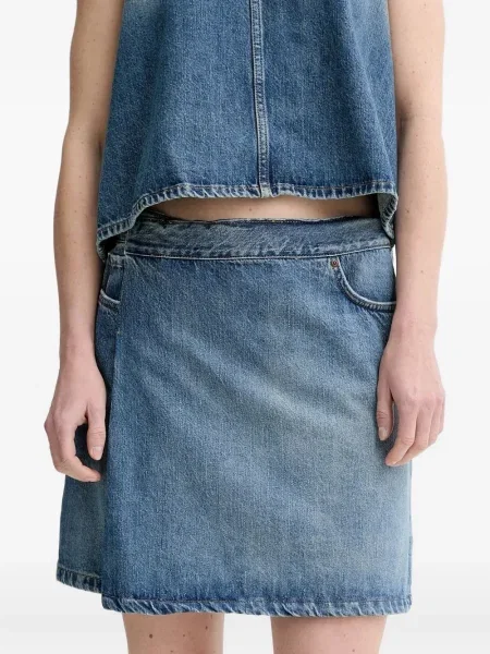 Fustă din denim Won Hundred albastru