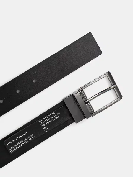 Armani Exchange ремінь шкіряний