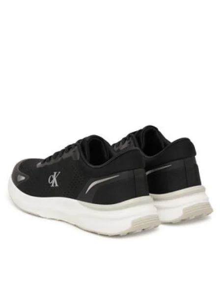 Sneakersy Calvin Klein Low Cut Lace-Up D čierna
