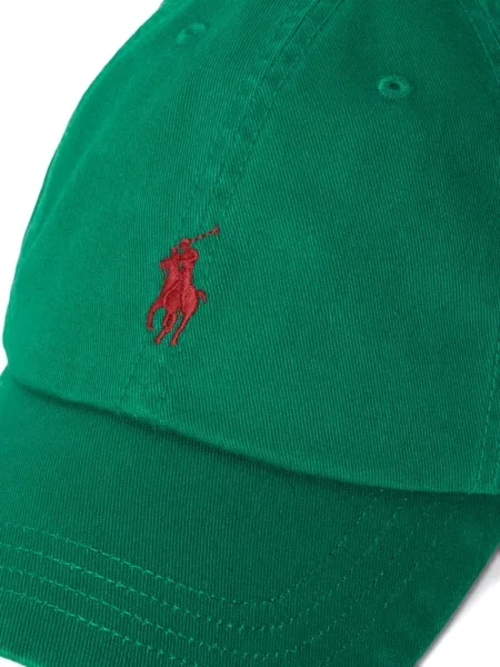 Șosete Polo Ralph Lauren cu broderie în carouri de flanelă verde