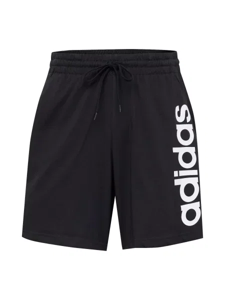 Džerzej športové nohavice Adidas Sportswear s autogramom čierna
