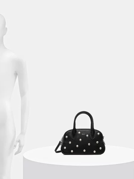 Шкіряна сумочка Bally чорний