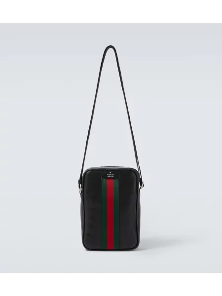 Geantă crossbody Gucci din piele negru