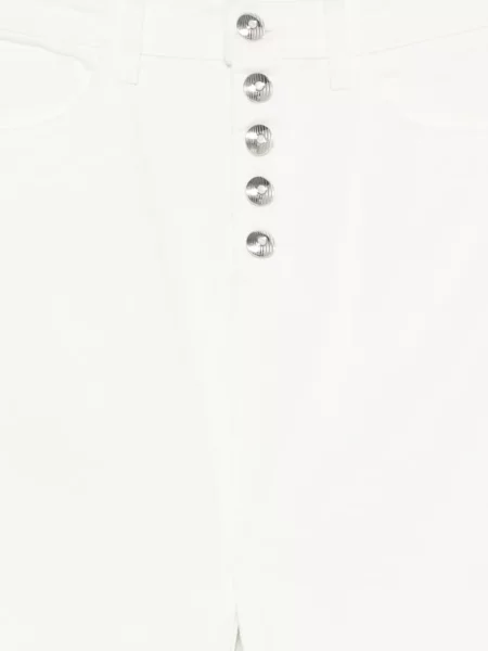 Fusta maxi Dondup alb