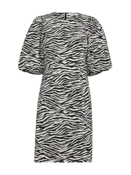 Co'couture Rochie Zion negru / murdar alb