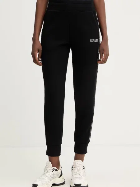 GUESS Pantaloni VICTOIRE' negru