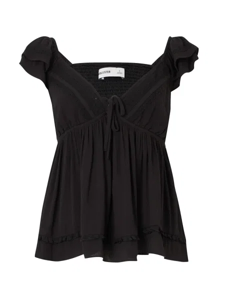 HOLLISTER Bluză negru