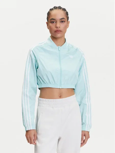 Adidas Mikina adicolor Teamgeist tyrkysová