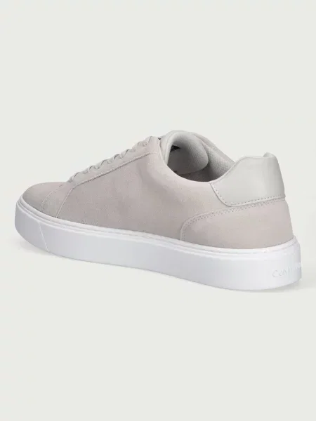 Calvin Klein CLASSIC CUPSOLE LACEUP SU sneakersy zamszowe beżowe