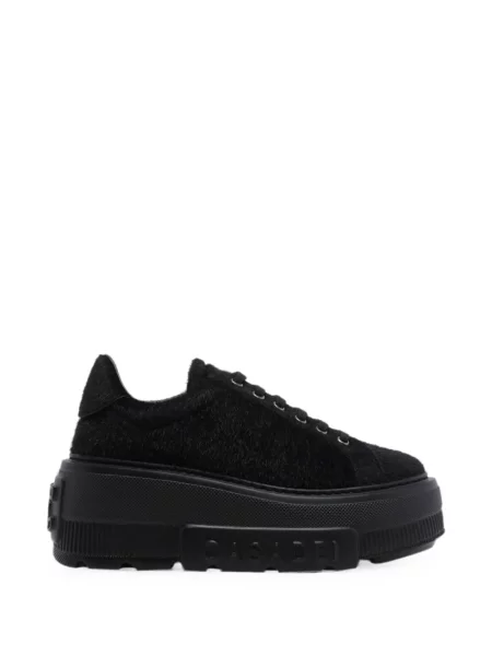 Sneakerși Casadei cu platformă negru