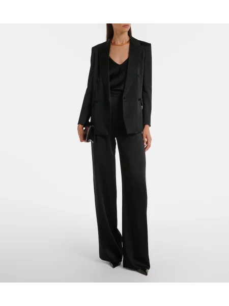 Maiou Max Mara din satin negru