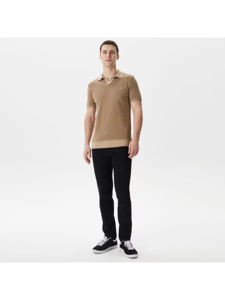 Поло Lacoste коричневое