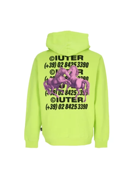 Bluza z kapturem Iuter zielona