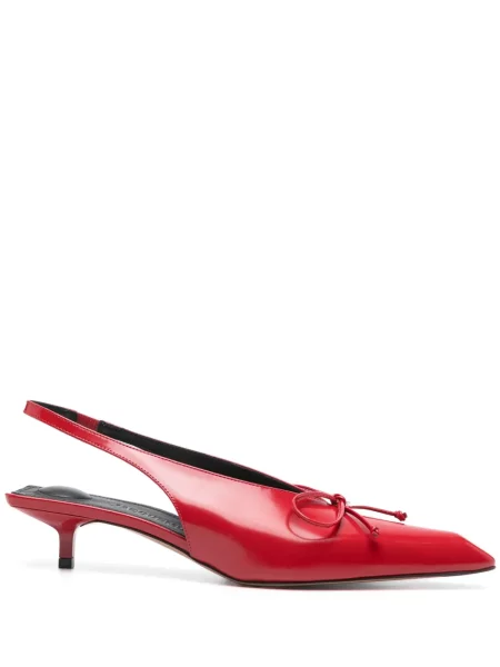 Pantofi cu toc Jacquemus slingback roșu