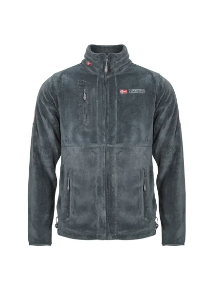 Mikina Geographical Norway sivá