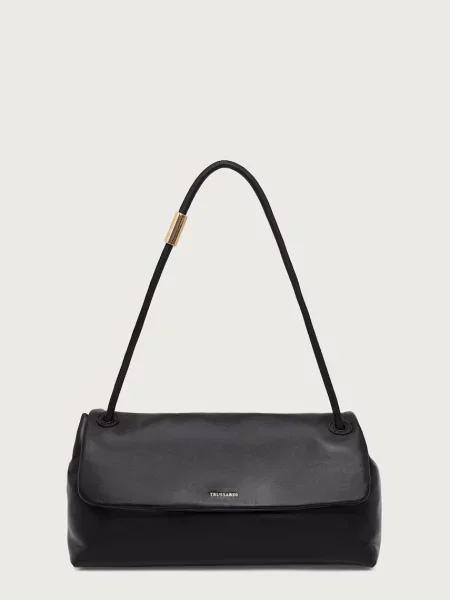 Trussardi geantă pentru femei din piele negru