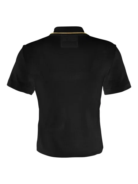 Koszulka polo Versace Jeans Couture czarna