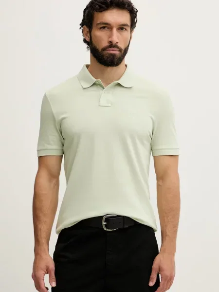 Tricou polo Boss verde