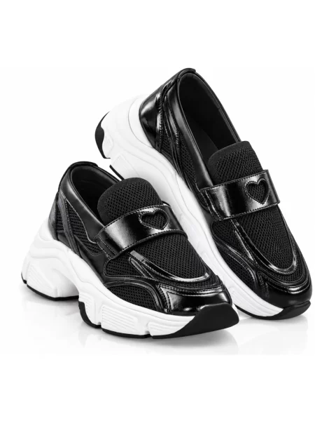 Sneakersy Love Moschino czarne