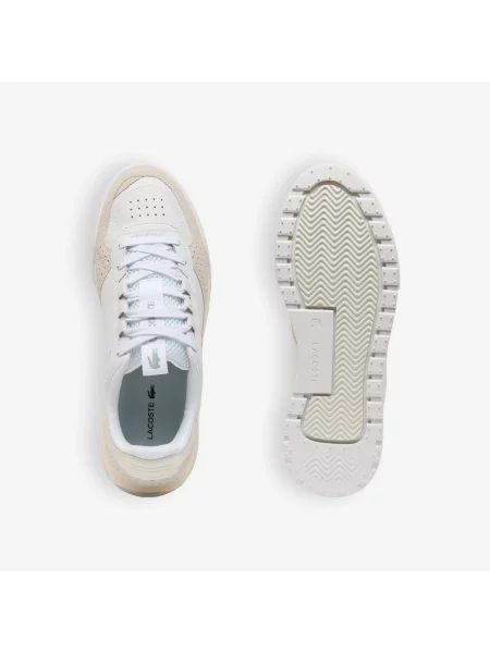 Lacoste Skórzane Sneakersy Slam Break białe