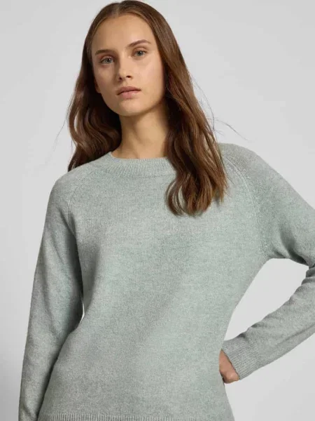 Sweter o kroju regular fit z okrągłym dekoltem model RICA' Only