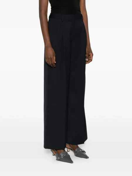 Pantaloni Filippa K plisate albastru