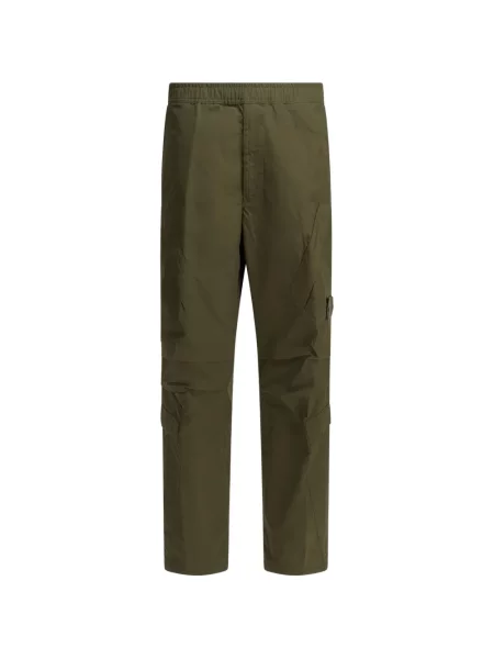 Pantaloni cargo Stone Island cu strasuri verde