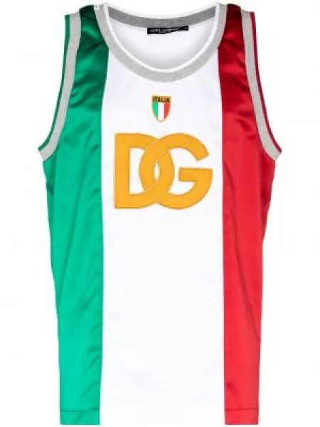 Pruhovaná košile Dolce & Gabbana bílá